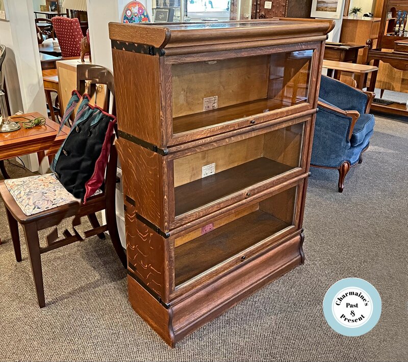 FABULOUS OAK STACKING BARRISTERS BOOKCASE...$799.00
