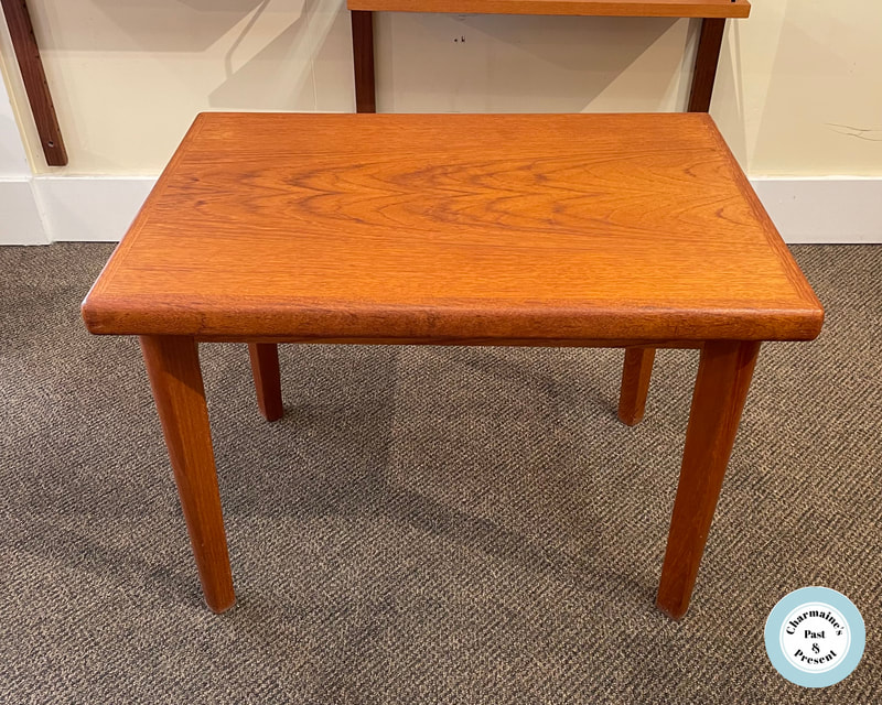 HANDSOME MID-CENTURY MODERN TEAK END-TABLE BY FURBO...$449.00