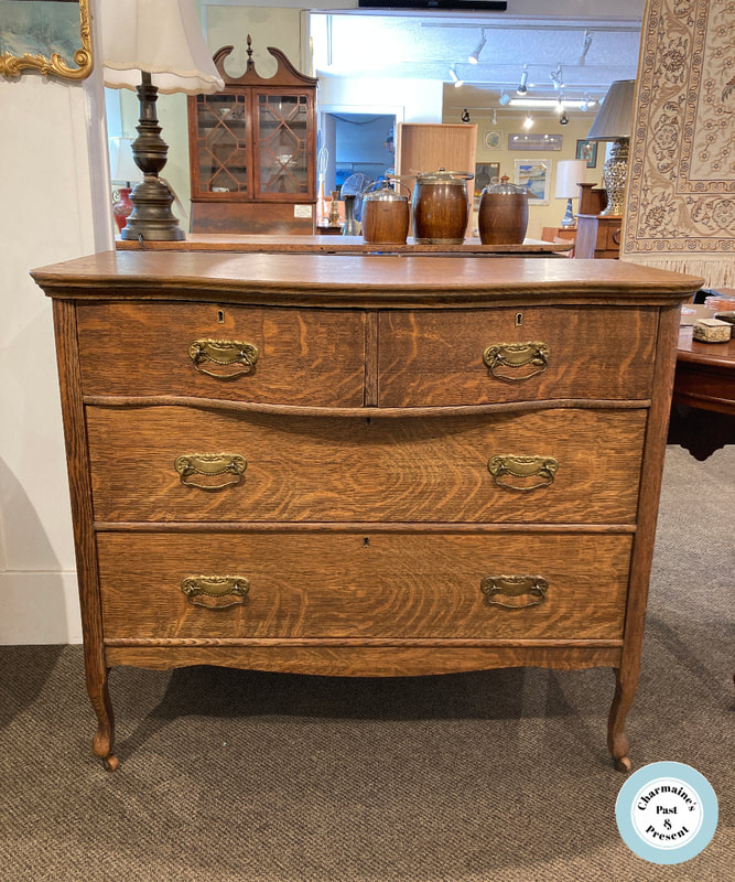 LOVELY ANTIQUE OAK CHEST OF DRAWERS...$349.00