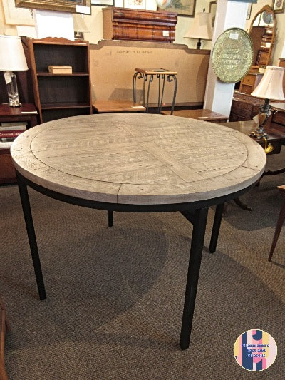 BEAUTIFUL MODERN ROUND TABLE...$599.00