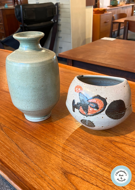 WAYNE NGAN POTTERY (ONLY TALLER VESSEL STILL AVAILABLE)...$700.00