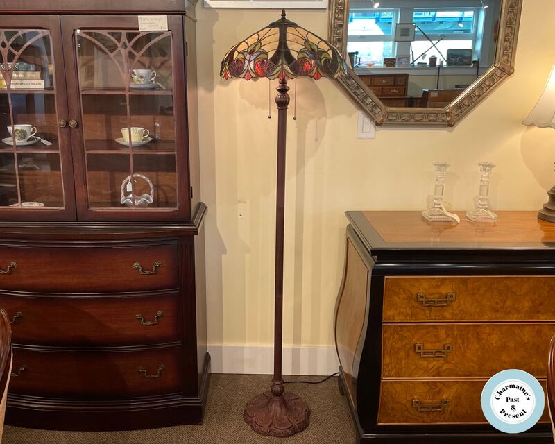 WONDERFUL STAINED GLASS FLOOR LAMP...$449.00